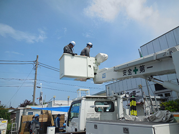 高所作業車操作訓練